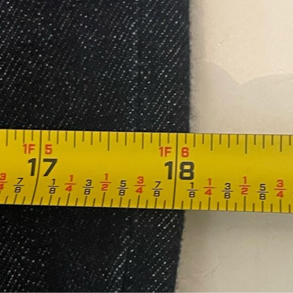 J Crew Straight Dark Wash Boho Hippie Festival Blue Jean Skirt NWOT Size 4 - Picture 11 of 12